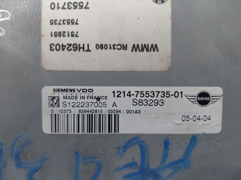 Recambio de centralita motor uce para mini mini (r50, r53) cooper referencia OEM IAM   