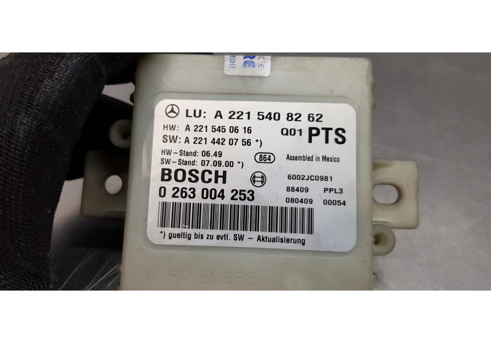 Recambio de modulo aparcamiento parking ( pdc ) para mercedes clase s (w221) berlina 320 / 350 cdi (221.022) referencia OEM IAM 