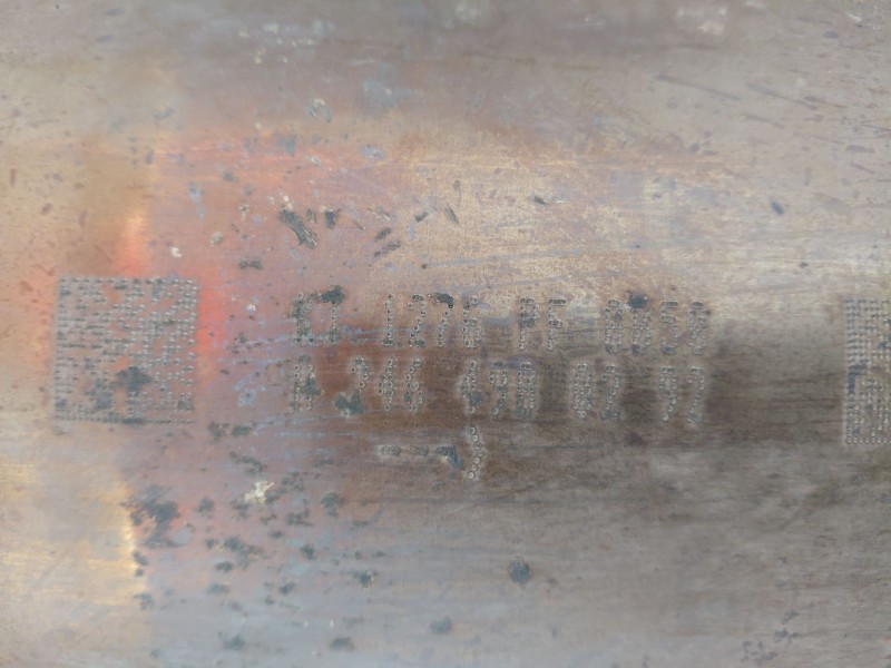 Recambio de tubo escape trasero para mercedes-benz clase a (w176) design referencia OEM IAM   