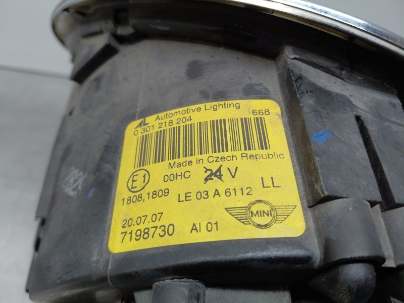 Recambio de faro derecho para bmw mini cabrio (r52) one referencia OEM IAM   