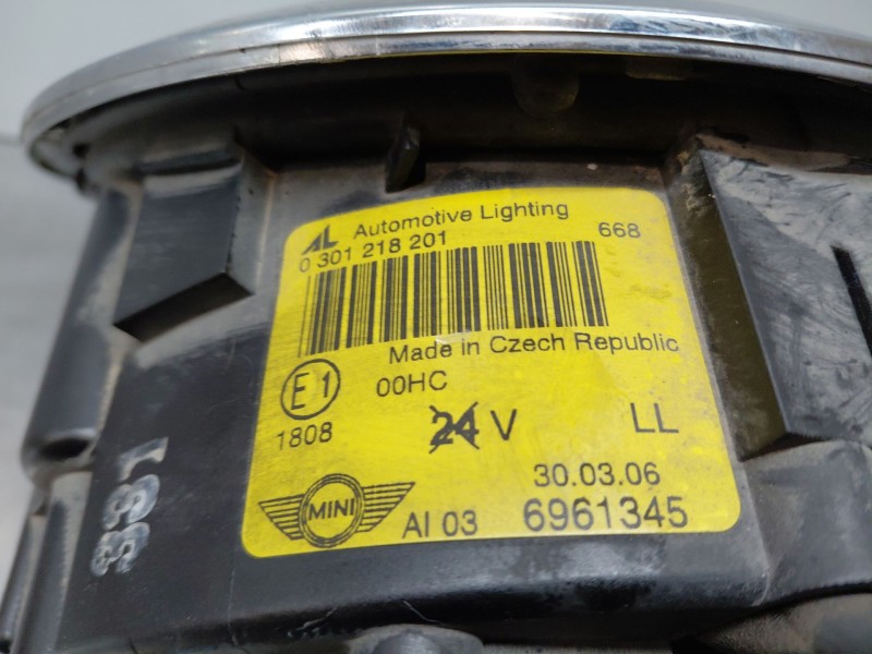 Recambio de faro izquierdo para bmw mini cabrio (r52) one referencia OEM IAM   