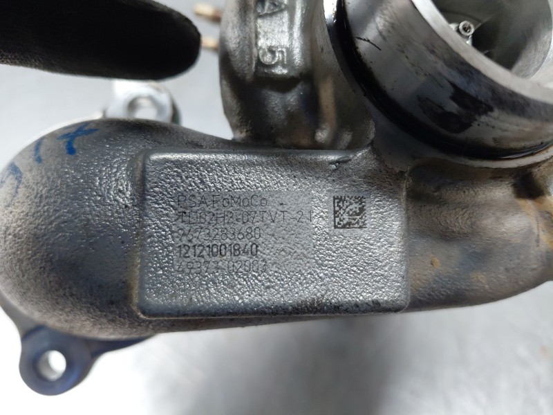 Recambio de turbocompresor para peugeot 208 acces referencia OEM IAM   