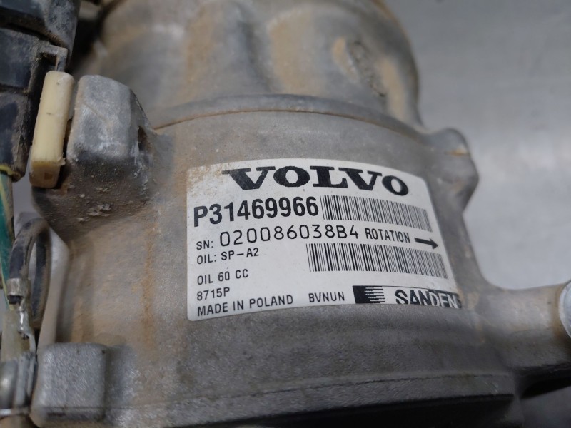 Recambio de compresor aire acondicionado para volvo v90 kombi momentum referencia OEM IAM 36010352 31469966 
