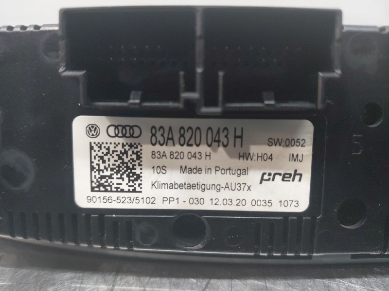Recambio de mando climatizador para audi q3 (f3b) 35 tdi referencia OEM IAM 83A820043H  