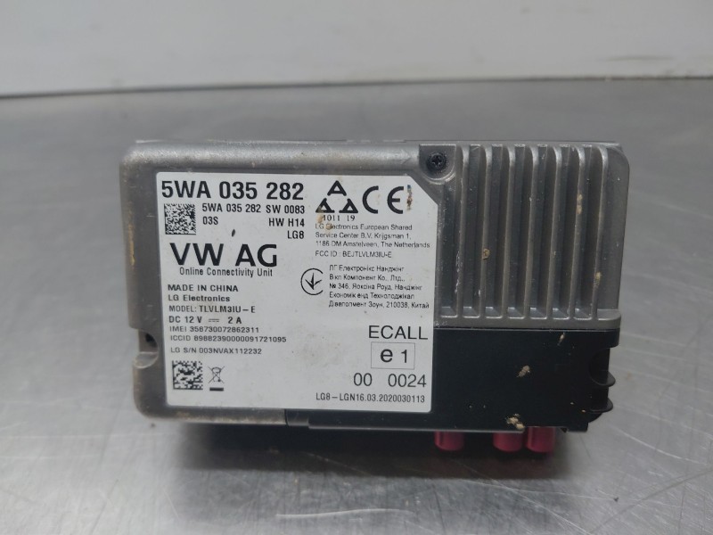 Recambio de modulo electronico para audi q3 (f3b) 35 tdi referencia OEM IAM 5WA035282  