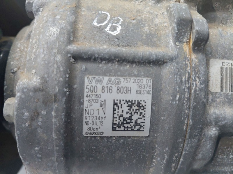 Recambio de compresor aire acondicionado para audi q3 (f3b) 35 tdi referencia OEM IAM 5Q0816803H  