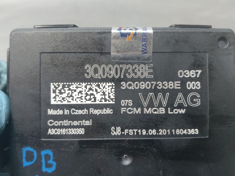 Recambio de modulo electronico para audi q3 (f3b) 35 tdi referencia OEM IAM 3Q0907338E  