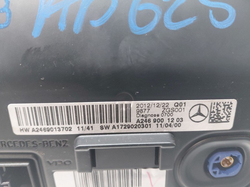 Recambio de pantalla multifuncion para mercedes-benz clase b (w246) sport referencia OEM IAM   