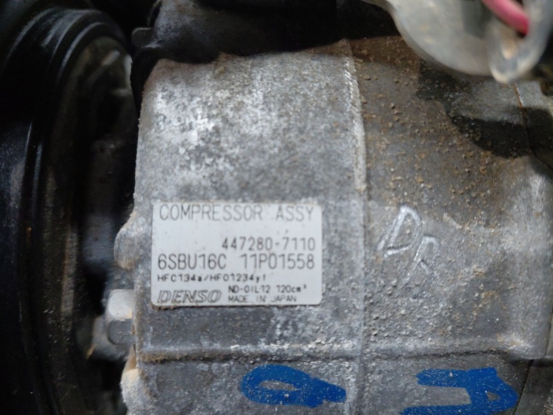 Recambio de compresor aire acondicionado para mercedes-benz clase b (w246) sport referencia OEM IAM   