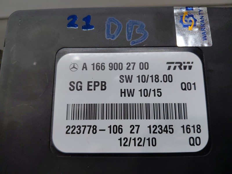 Recambio de modulo electronico para mercedes-benz clase b (w246) sport referencia OEM IAM   