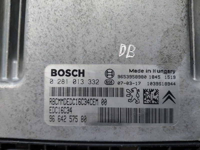 Recambio de centralita motor uce para peugeot 307 break/sw (s2) pack referencia OEM IAM 0281013332 9664257580 