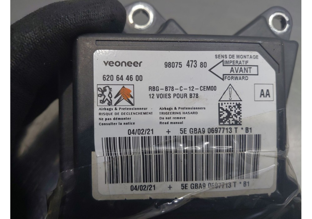 Recambio de kit airbag para citroën grand c4 spacetourer (3a_, 3e_) 1.5 bluehdi 130 referencia OEM IAM   