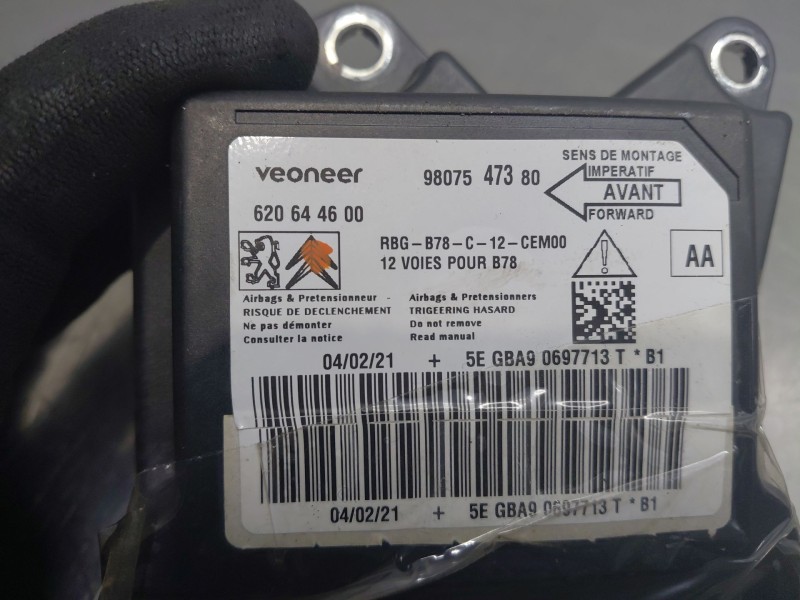 Recambio de kit airbag para citroën grand c4 spacetourer (3a_, 3e_) 1.5 bluehdi 130 referencia OEM IAM   