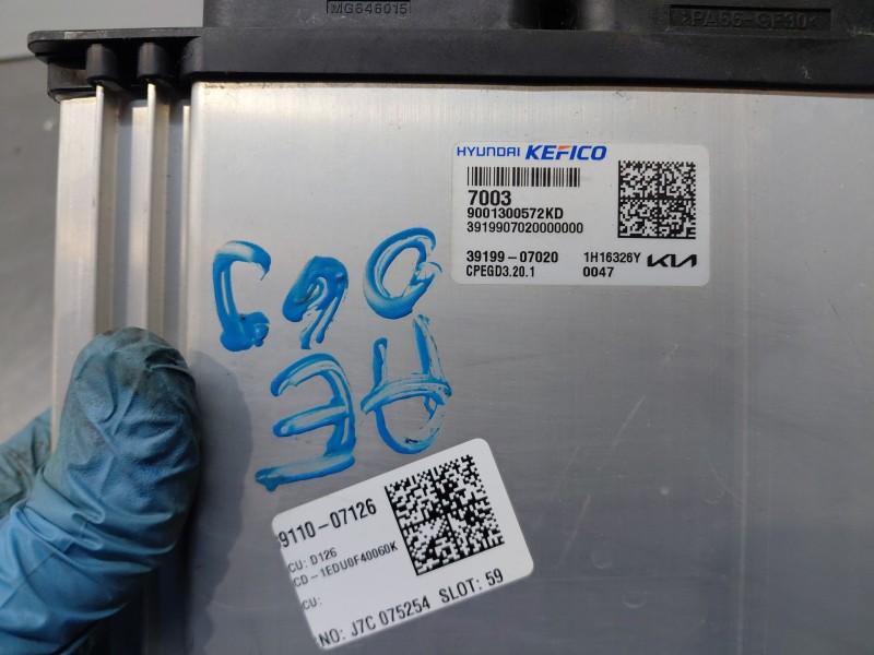 Recambio de centralita motor uce para kia xceed tech referencia OEM IAM 3919907020  