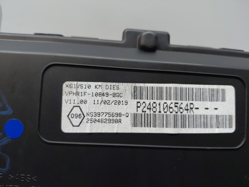 Recambio de cuadro instrumentos para mercedes-benz citan (w415) furgon confort referencia OEM IAM P248106564R 248106564R 