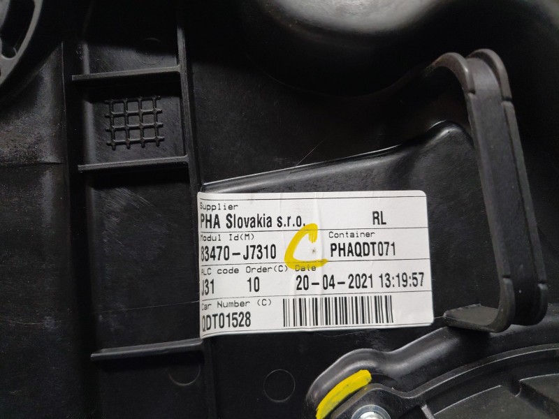 Recambio de elevalunas trasero izquierdo para kia xceed tech referencia OEM IAM   