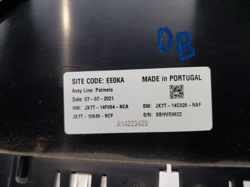 Recambio de cuadro instrumentos para ford focus st-line referencia OEM IAM 2603185 JX7T14C026NAF 