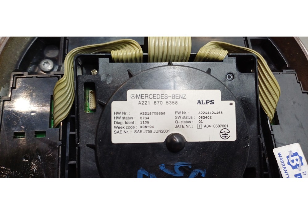 Recambio de mando multifuncion para mercedes clase s (w221) berlina 320 / 350 cdi (221.022) referencia OEM IAM A2218705658  