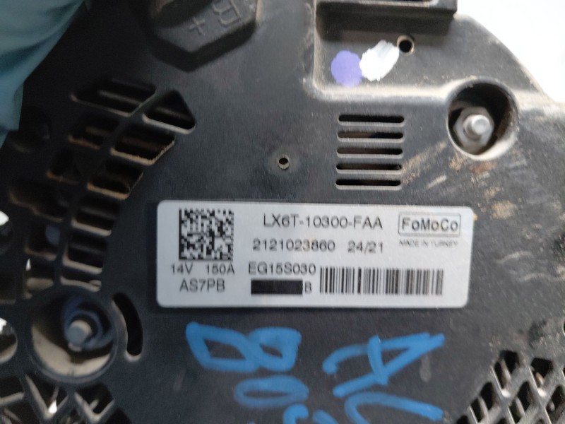Recambio de alternador para ford focus st-line referencia OEM IAM 2306021 lx6t10300faa 