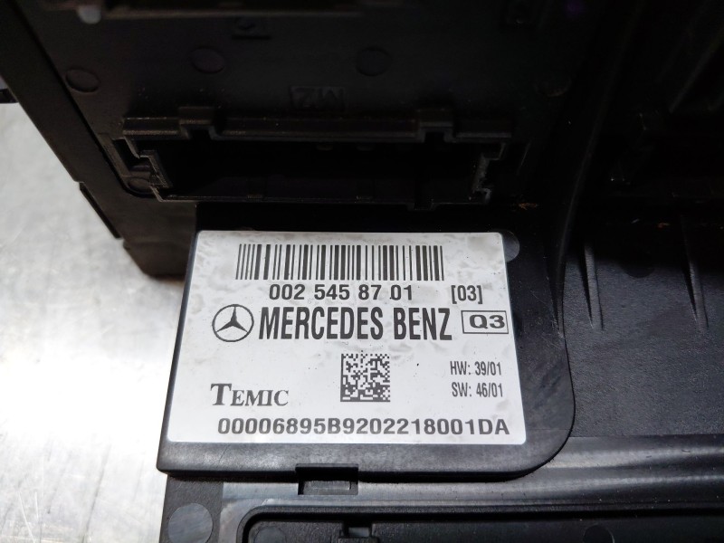 Recambio de caja reles / fusibles para mercedes-benz clase e (w211) berlina 220 referencia OEM IAM 0025458701 0025458701[03] 