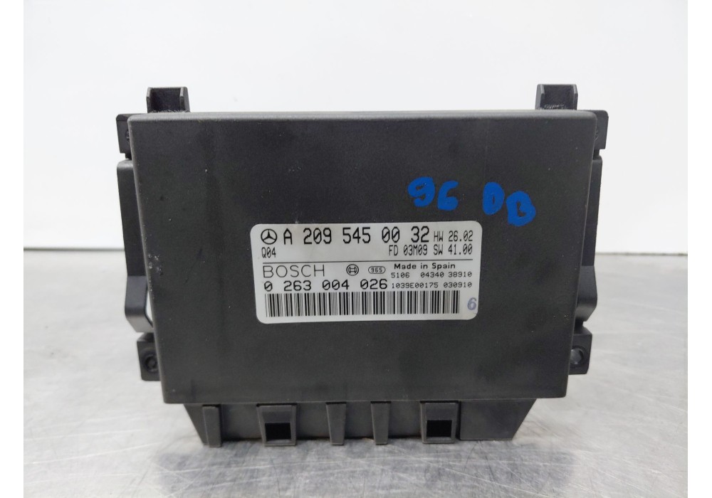 Recambio de modulo electronico para mercedes-benz clk (c209) clk 270 cdi (209.316) referencia OEM IAM A2095450032 0263004026 