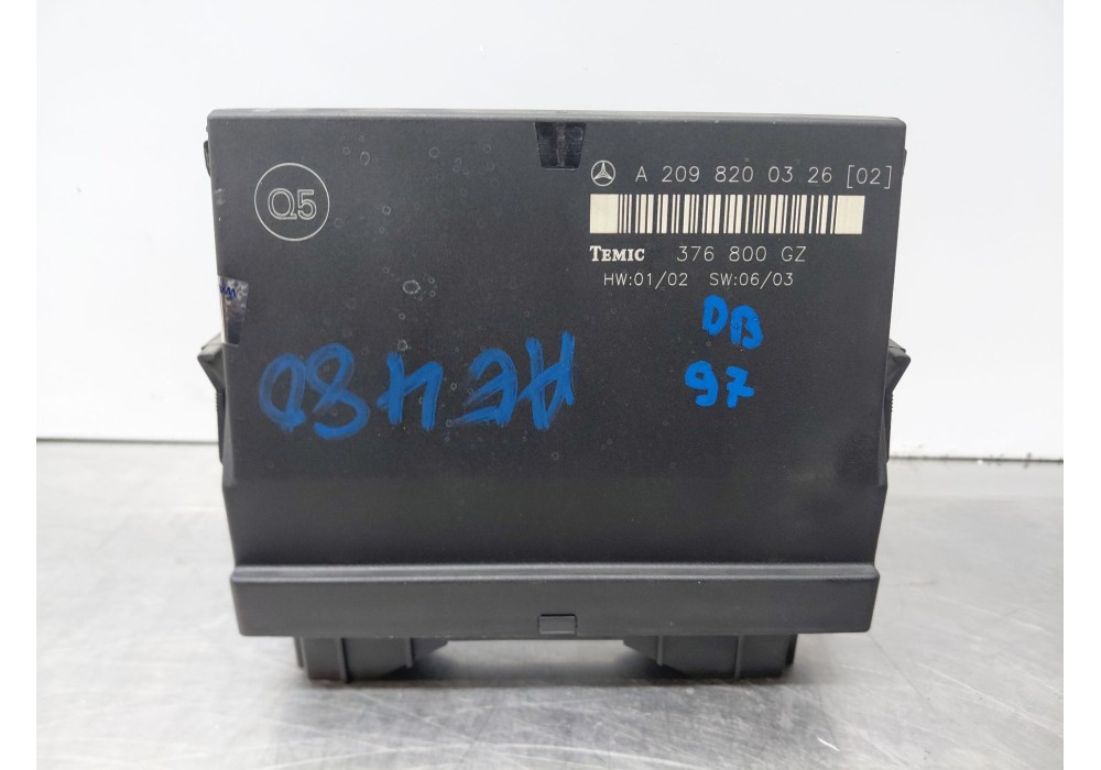 Recambio de modulo electronico para mercedes-benz clk (c209) clk 270 cdi (209.316) referencia OEM IAM A2098200326 A2098200326 