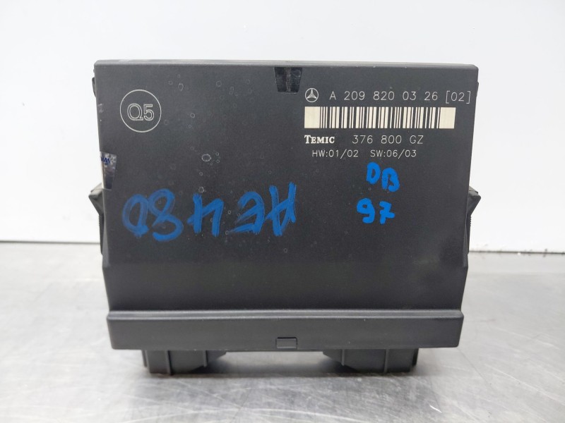 Recambio de modulo electronico para mercedes-benz clk (c209) clk 270 cdi (209.316) referencia OEM IAM A2098200326 A2098200326 