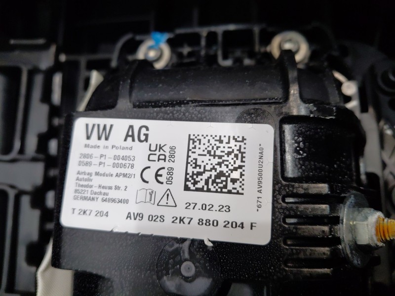 Recambio de kit airbag para volkswagen caddy v cargo referencia OEM IAM   