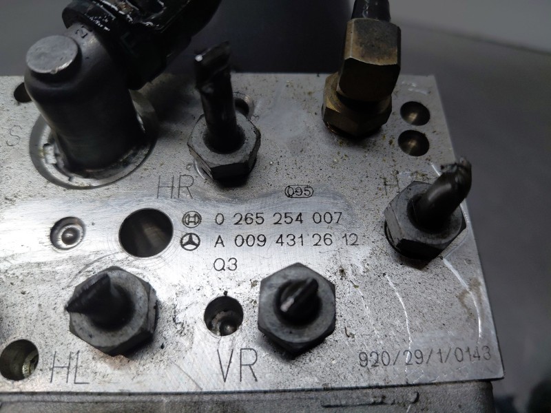Recambio de abs para mercedes-benz clase e (w211) e 270 cdi (211.016) referencia OEM IAM A0094312612 0265254007 