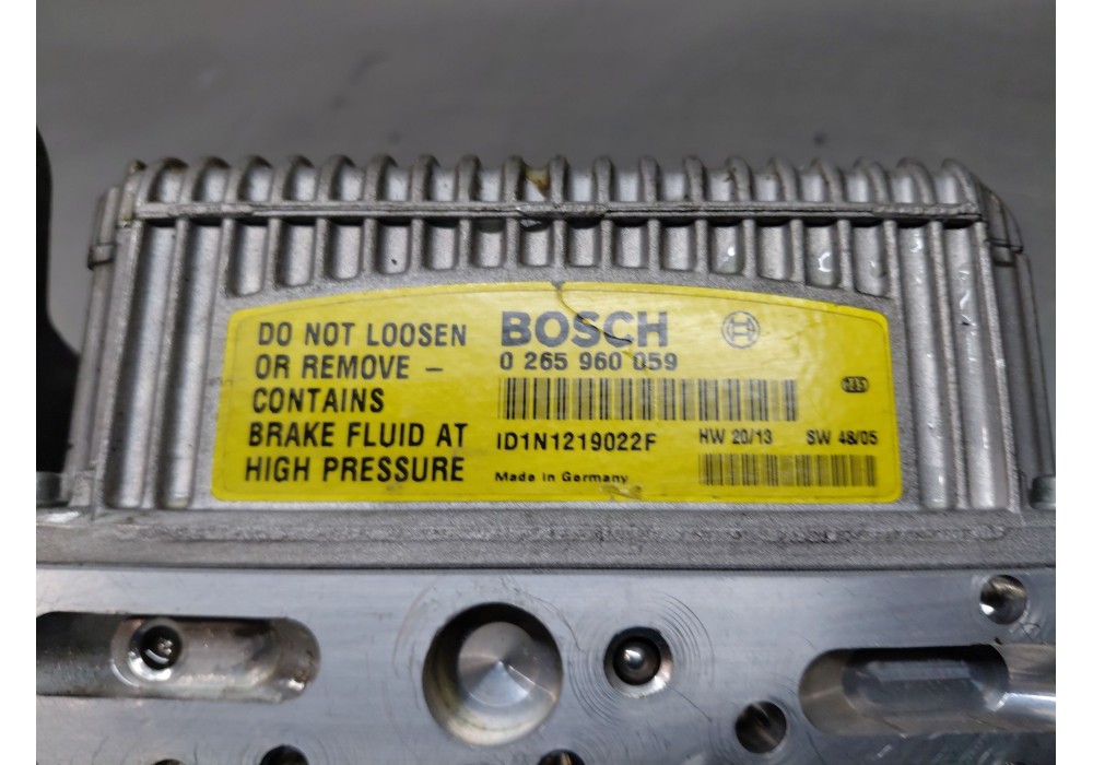 Recambio de abs para mercedes-benz clase e (w211) e 270 cdi (211.016) referencia OEM IAM A0094312612 0265254007 