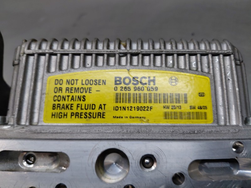 Recambio de abs para mercedes-benz clase e (w211) e 270 cdi (211.016) referencia OEM IAM A0094312612 0265254007 