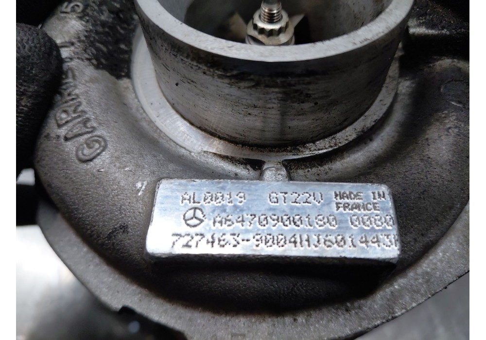 Recambio de turbocompresor para mercedes-benz clase e (w211) e 270 cdi (211.016) referencia OEM IAM A6470900180  