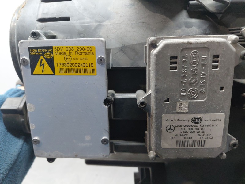 Recambio de faro derecho para mercedes-benz clase e (w211) e 270 cdi (211.016) referencia OEM IAM A2118202061  