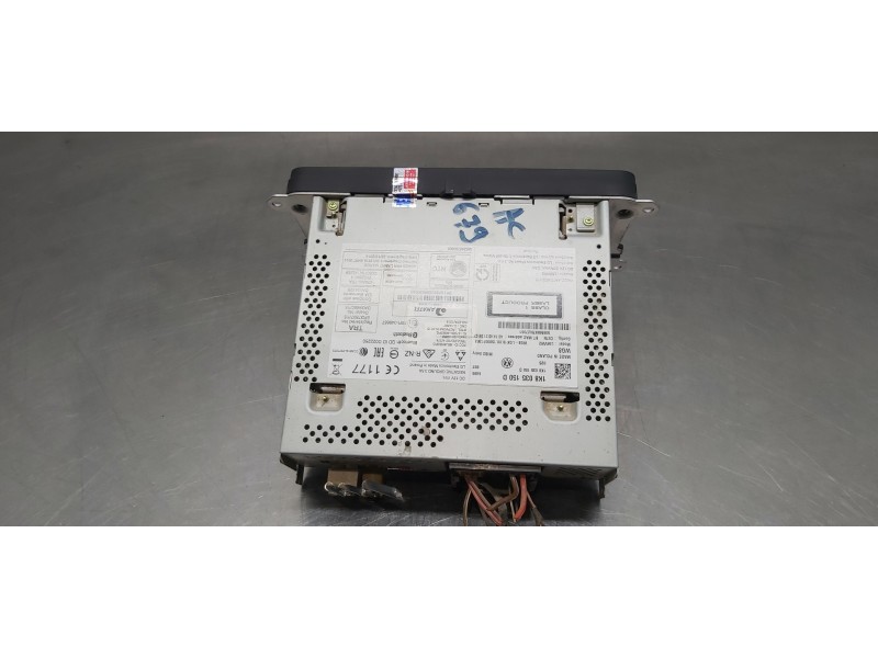 Recambio de sistema audio / radio cd para volkswagen caddy furgón/kombi furgón bluemotion referencia OEM IAM 1K8035150D  