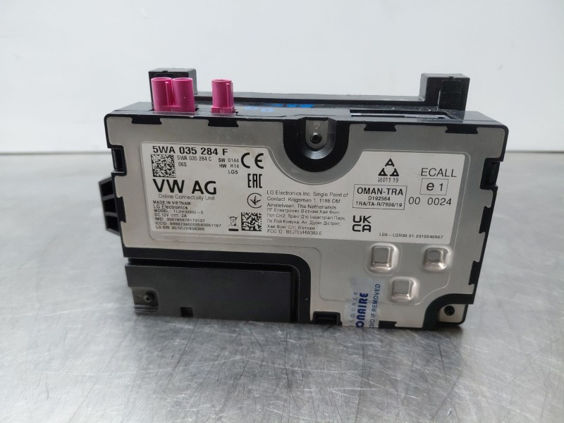 Recambio de modulo electronico para volkswagen caddy v cargo referencia OEM IAM 5WA035284F  