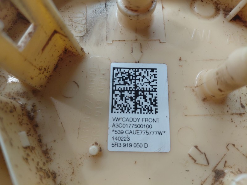 Recambio de aforador para volkswagen caddy v cargo referencia OEM IAM 5R3919050D  