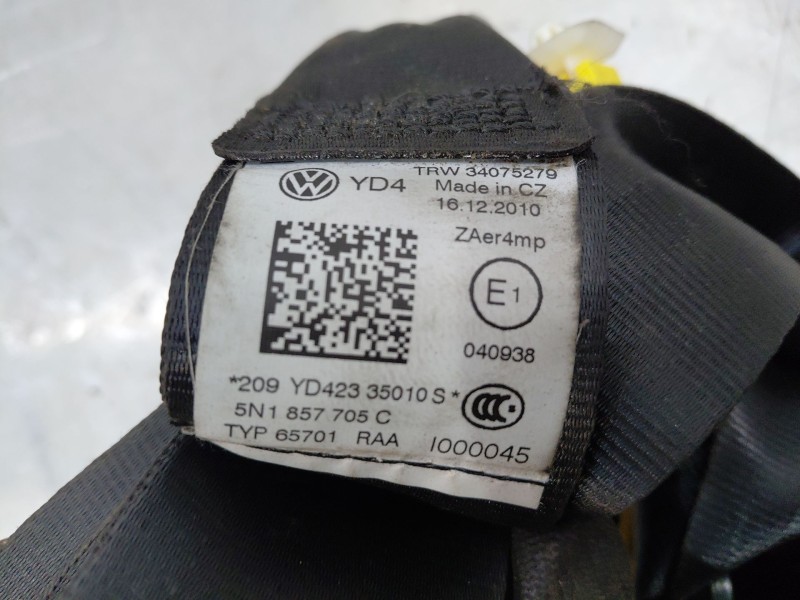 Recambio de kit airbag para volkswagen tiguan (5n1) advance referencia OEM IAM 5N1857001E6T6 1T0880201J81U 5K0880204A