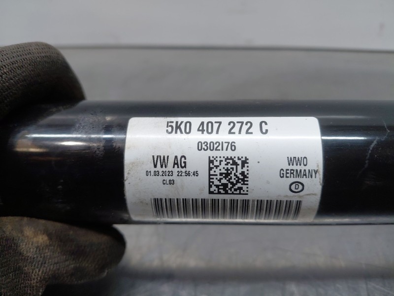 Recambio de transmision delantera derecha para volkswagen caddy v cargo referencia OEM IAM 5K0407272C  