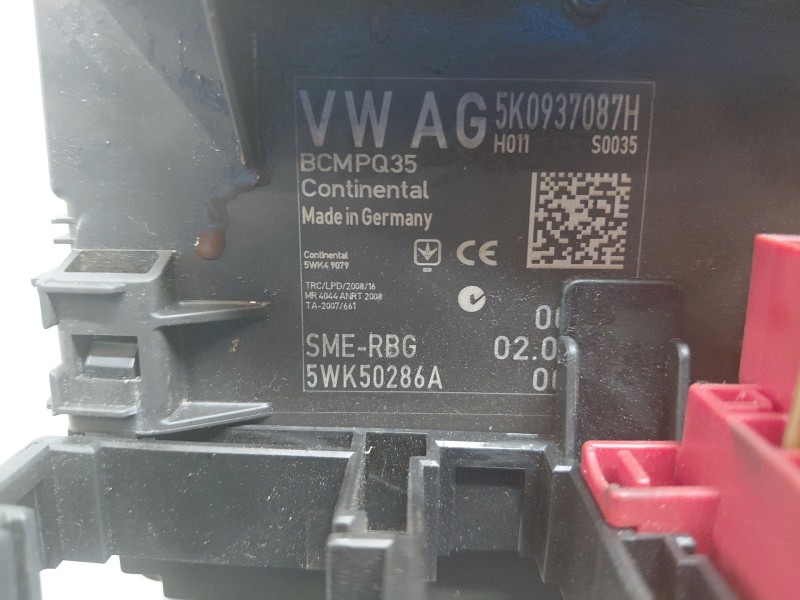 Recambio de modulo confort para volkswagen tiguan (5n_) 2.0 tdi 4motion referencia OEM IAM 5K0937087H 5K0937087H000 