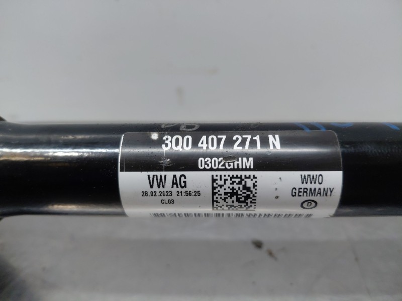 Recambio de transmision delantera izquierda para volkswagen caddy v cargo referencia OEM IAM 3Q0407271N  