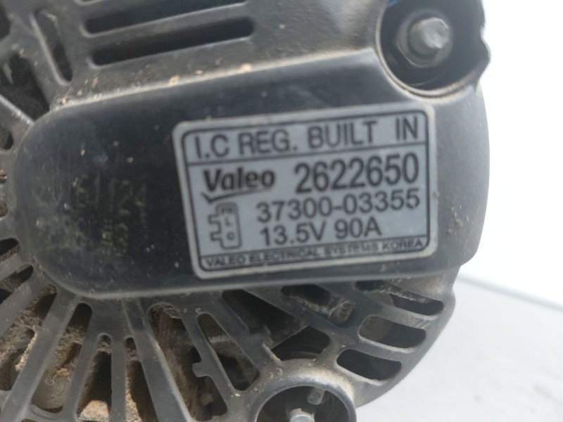Recambio de alternador para hyundai i20 ii (gb, ib) 1.2 referencia OEM IAM 3730003355  