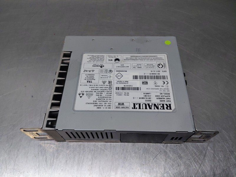 Recambio de sistema audio / radio cd para renault scenic iv intens referencia OEM IAM 281155981R  