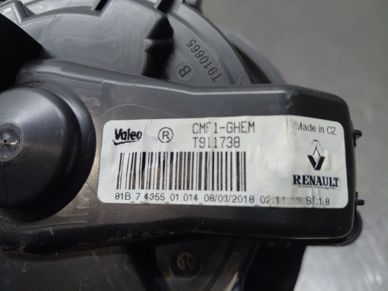 Recambio de motor calefaccion para renault scenic iv intens referencia OEM IAM 272109102R T911738 