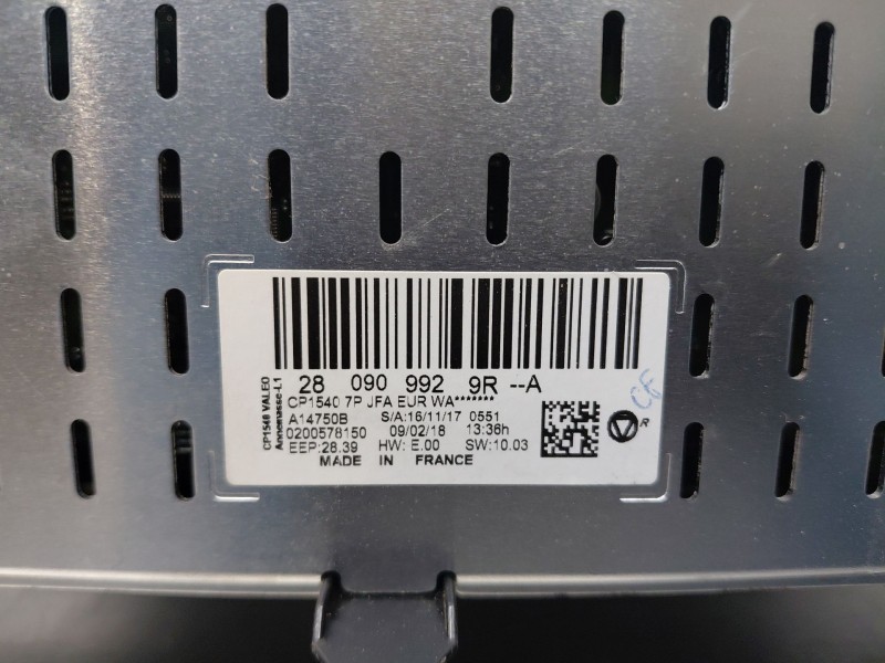 Recambio de pantalla multifuncion para renault scenic iv intens referencia OEM IAM 280909929R  