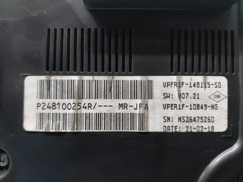Recambio de cuadro instrumentos para renault scenic iv intens referencia OEM IAM 248100254R  