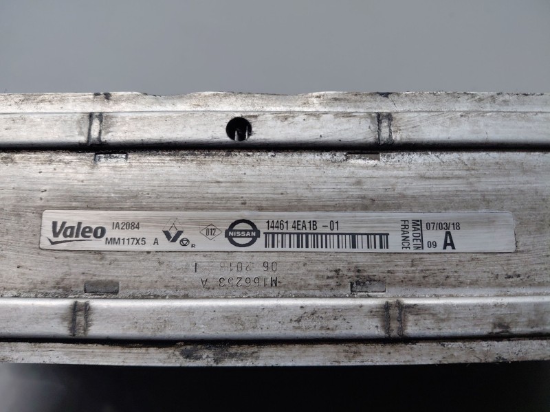 Recambio de intercooler para renault scenic iv intens referencia OEM IAM 144614EA1B  