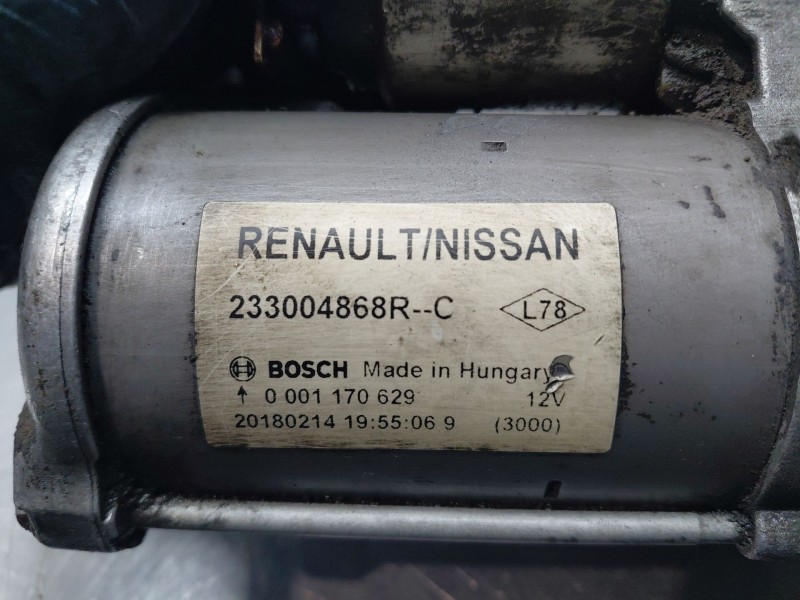 Recambio de motor arranque para renault scenic iv intens referencia OEM IAM 233004868R  