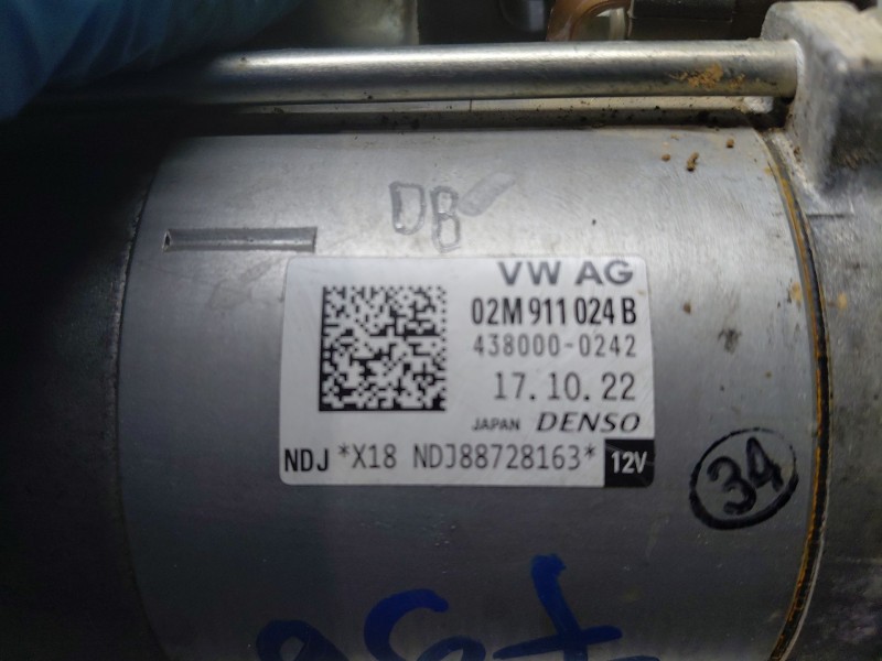 Recambio de motor arranque para volkswagen caddy v cargo referencia OEM IAM   
