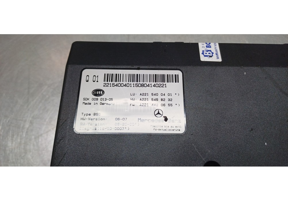 Recambio de modulo electronico para mercedes clase s (w221) berlina 320 / 350 cdi (221.022) referencia OEM IAM 2215400401  