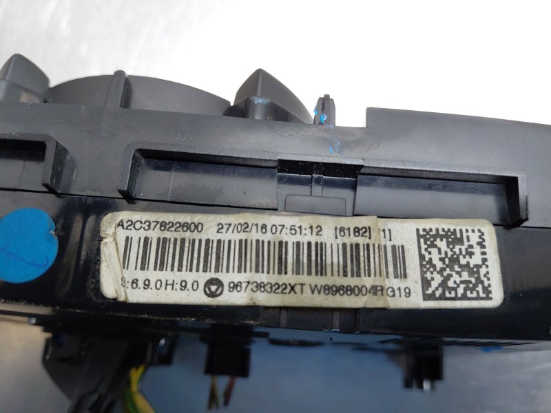 Recambio de mando calefaccion / aire acondicionado para peugeot 3008 style referencia OEM IAM 6452Y3 96738322XT 